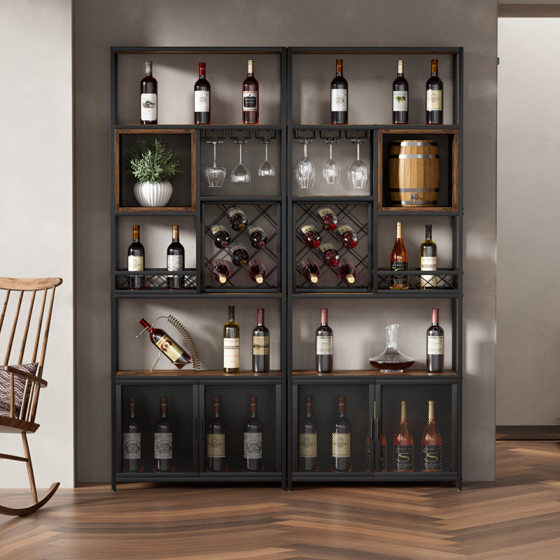 17 Stories Emmanuela Bar with Wine Storage Wayfair